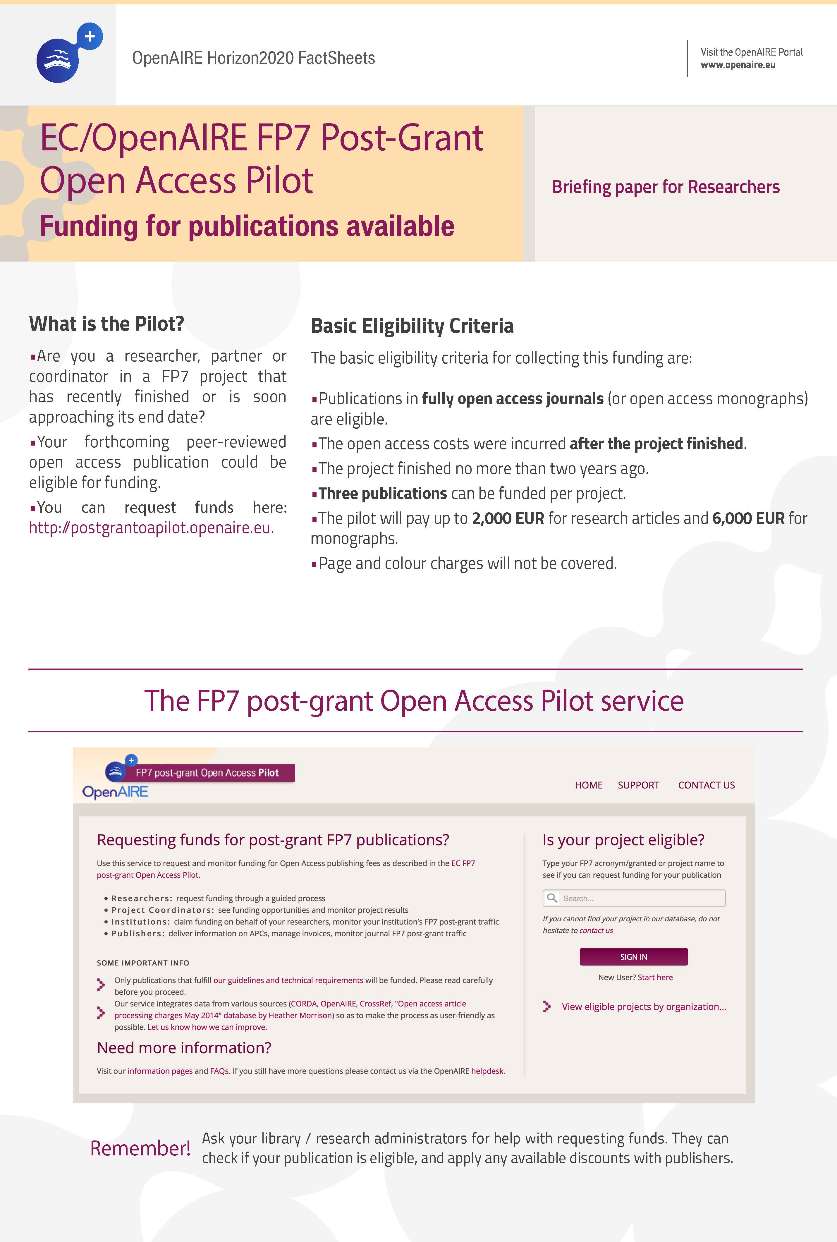 Guia breu de les ajudes Fact sheet_FP7PostGrant_v18